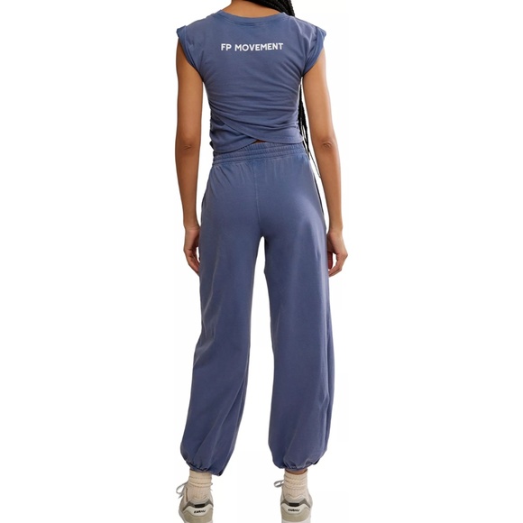 FP Movement by FP Hot Shot Logo Crossover Set in Blue Indigo sz M NWT $9… - Picture 2 of 11